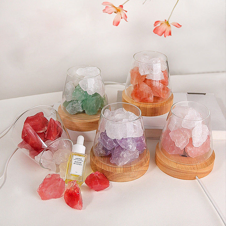 Natural Crystal Stone Aromatherapy Diffuser