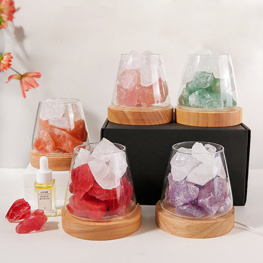Natural Crystal Stone Aromatherapy Diffuser
